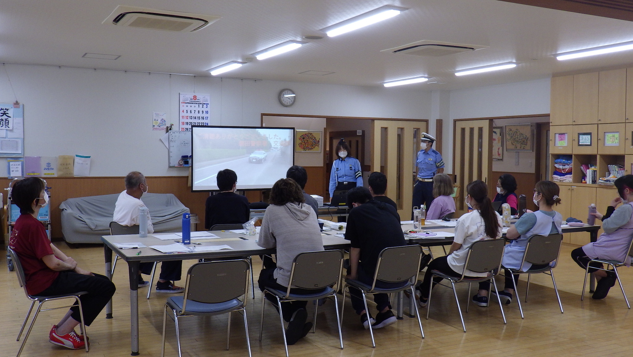 おおふじ学園「体験型交通安全講習会」を行いました。